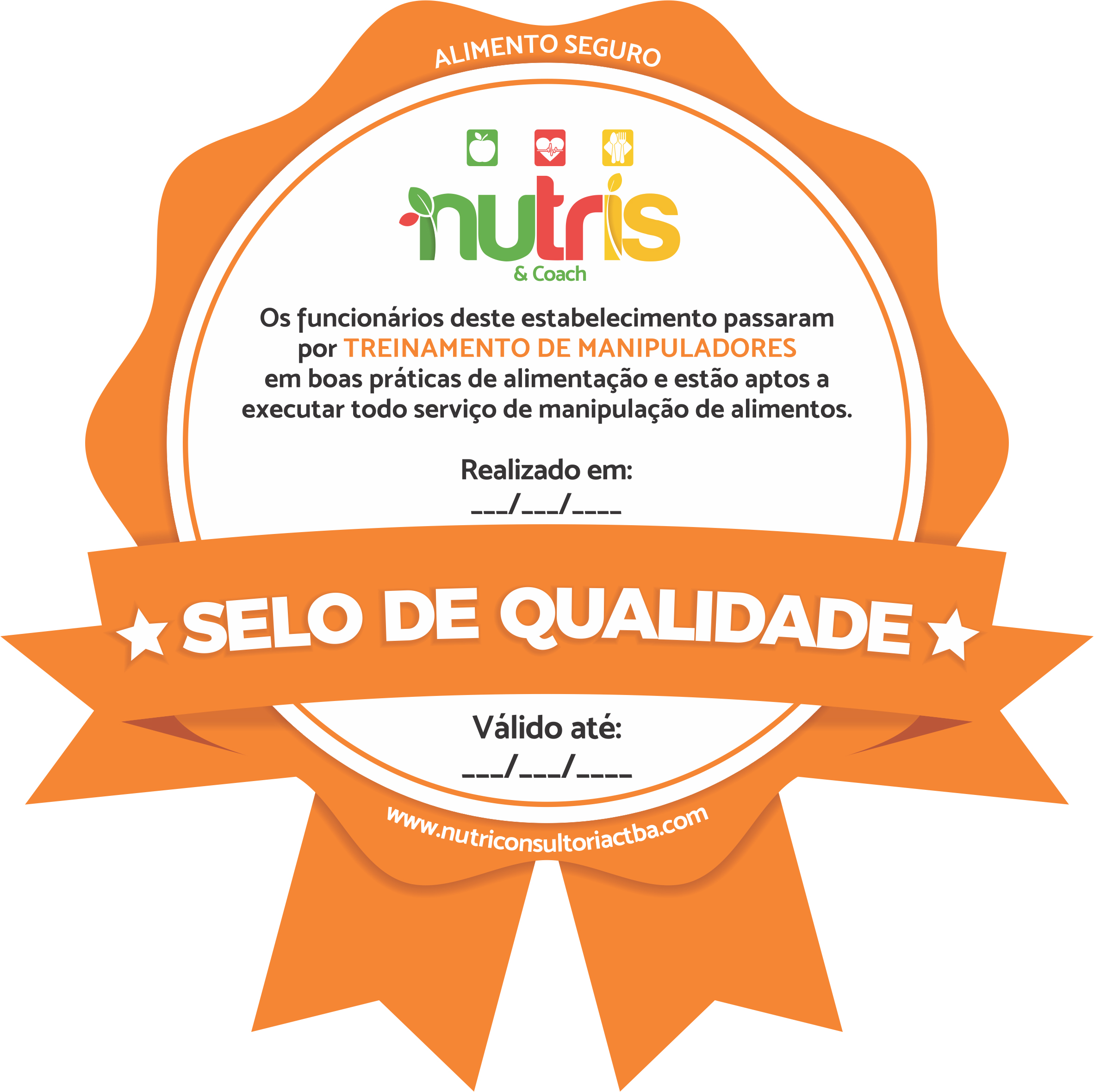 Manual de boas práticas - TREINAMENTO DE MANIPULADORES